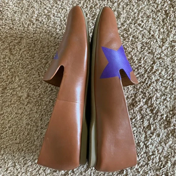 Birdies The Voting Collection Vote Leather Stars Loafer Size 9 - Picture 4 of 10